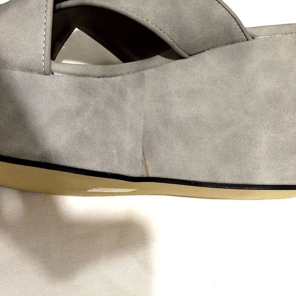 Michael Antonio Gimble Platform Dress Sandal Grey | 8.5 US - Picture 7 of 8